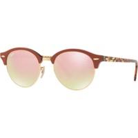 Ray-Ban Clubround RB4246 12207O (brown-grey-orange/copper gradient flash)