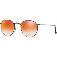 Ray-Ban Round Flash RB3447 002/4W black/orange gradient flash