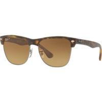 ray ban oversized clubmaster rb4175 878m2 havanabrown gradient polariz ...