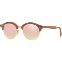 Ray-Ban Clubround Wood RB4246M 12187O (brown/copper gradient flash)