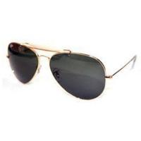 ray ban outdoorsman ii aviator rb3029 l2112 aristagrey green