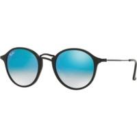 Ray-Ban Round Fleck RB2447 901/4O (black/mirror gradient blue)