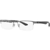 ray ban rx8412 2893 gunmetal top on grey