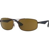 ray ban rb3527 01273 brown bluebrown classic b 15