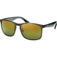 Ray-Ban RB4264 876/6O (shiny grey/green polar mirror gold)