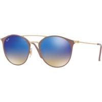 Ray-Ban RB3546 90118B (light brown-gold/blue gradient flash)