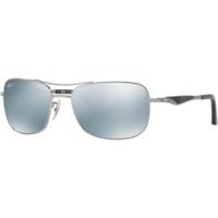 Ray-Ban RB3515 004/Y4 (gunmetal/silver flash polarized)