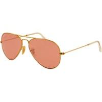 Ray-Ban Aviator Large Metal RB3025 001/15 Polarized (shiny gold/crystal pink)