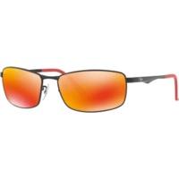 Ray-Ban RB3498 006/6S (black/orange flash polarized)