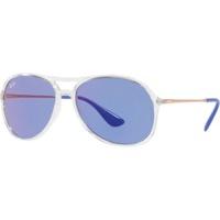 Ray-Ban Alex RB4201 6294D1 (transparent-bronze-copper/dark violet classic)