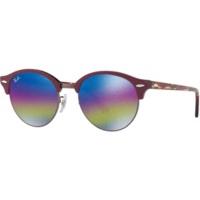 ray ban clubround rb4246 1222c2 bordeauxblue rainbow flash