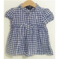 ralph lauren size 18m blue white gingham dress