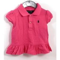 Ralph Lauren Size 18M Hot Pink Polo Shirt