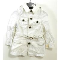 Ralph Lauren Size 2T White Linen Coat