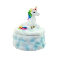 Rainbow Unicorn Cloud Trinket Box