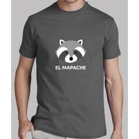 raccoon shirt white lettering