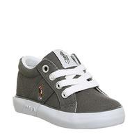 ralph lauren giles infant trainers charcoal grey multi