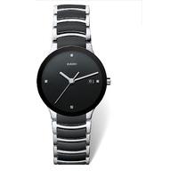 Rado Centrix men\'s black ceramic bracelet watch