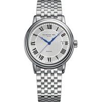 raymond weil maestro mens automatic stainless steel bracelet watch