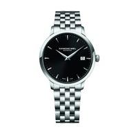 raymond weil toccata mens black dial stainless steel bracelet watch