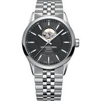 Raymond Weil Freelancer men\'s automatic black dial stainless steel bracelet watch