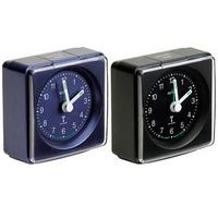 radio controlled analogue alarm clocks 2 save 2 black and blue