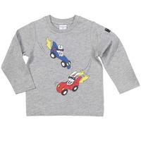 Racer Baby Top - Grey quality kids boys girls