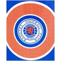 Rangers Bullseye Fleece Blanket