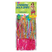 Rainbow Hawaiian Childs Hula Skirt