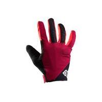 race face trigger glove dark red l