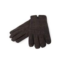 Racing Green Brown Check Tweed Gloves Lge Brown