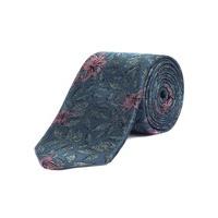 racing green delores teal floral design silk tie 0 teal