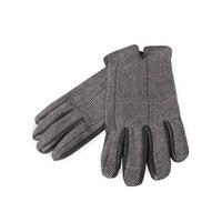 Racing Green Charcoal Check Gloves Sml Charcoal