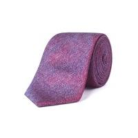 Racing Green Red Textured Plain Tie 0 RED