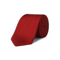 Racing Green Globe Red Semi Plain Silk Tie 0 RED