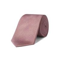 Racing Green Belize Pink Semi Plain Silk Tie 0 Pink