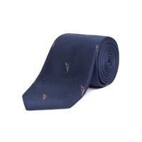 Racing Green Tequila Ice Cream Design Navy Tie 0 Navy