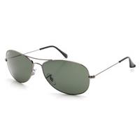 Ray-Ban 3362 Cockpit Gunmetal Aviator Sunglasses