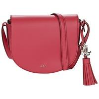 ralph lauren dryden caley womens shoulder bag in red