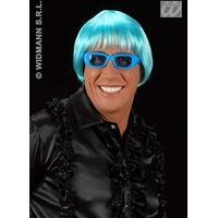 Rave - Turquoise Wig For Hair Accessory Fancy Dress