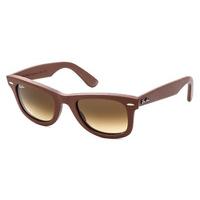 Ray-Ban RB2140QM Wayfarer Leather Sunglasses 116985