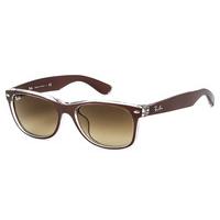 Ray-Ban RB2132F New Wayfarer Metal Effect Asian Fit Sunglasses 614585