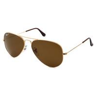 Ray-Ban RB3025 Aviator Large Metal Polarized Sunglasses 001/57