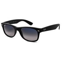 Ray-Ban RB2132F New Wayfarer Matte Asian Fit Polarized Sunglasses 601S78