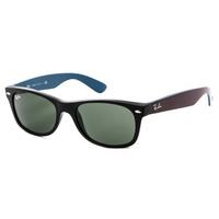 ray ban rb2132 new wayfarer bicolor sunglasses 6182