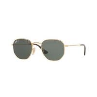 Ray-Ban RB3548N Hexagonal Metal Flat Lenses Sunglasses 001