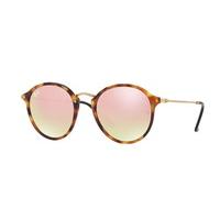 Ray-Ban RB2447F Round Fleck Asian Fit Sunglasses 11607O