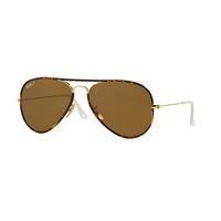 Ray-Ban RB3025JM Aviator Full Color Polarized Sunglasses 001/57