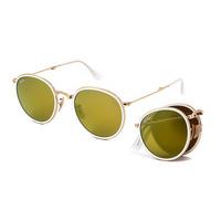 Ray-Ban RB3517 Round Folding Sunglasses 001/93