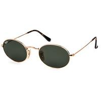 Ray-Ban RB3547N Oval Flat Lenses Sunglasses 001